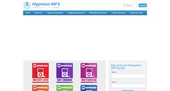 Desktop Screenshot of hypnosismp3online.com